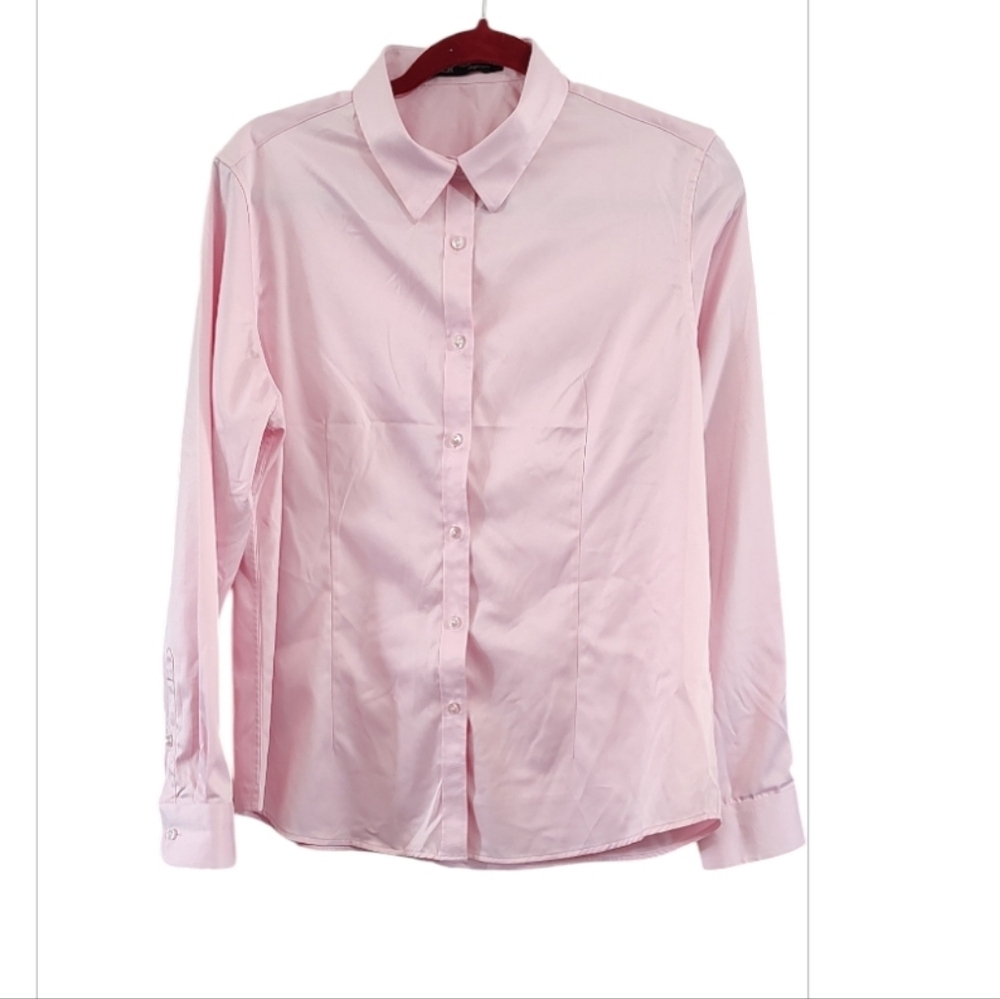 Light Pink Button-Up Shirt